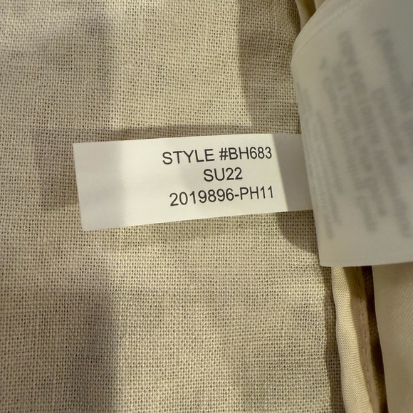 J. Crew Women's Blazer Size 12 Natural Beige Linen NWT - Picture 11 of 11